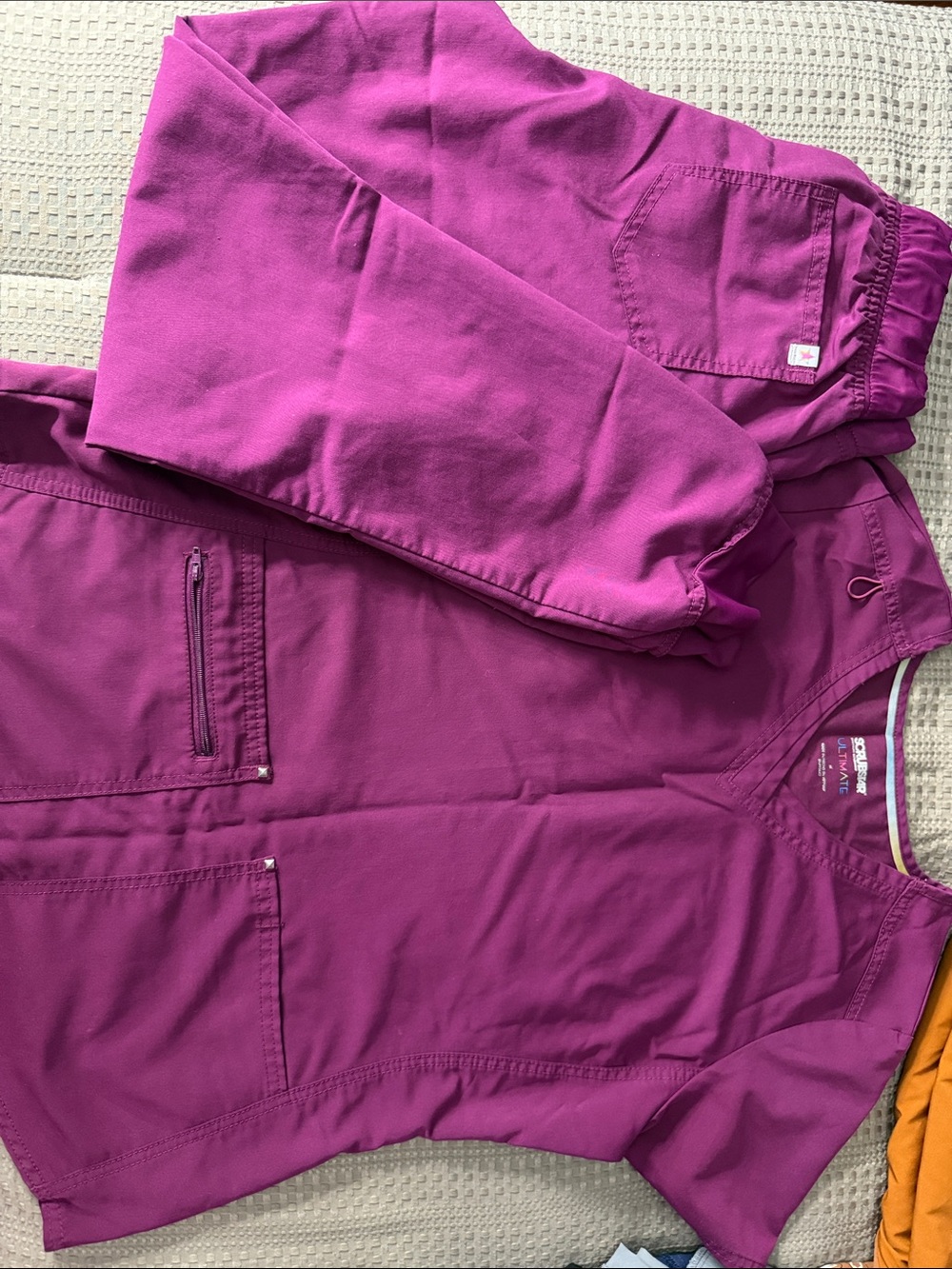 Purple acrubs size M
